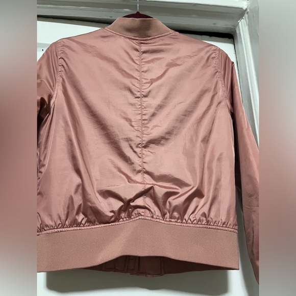 Rose Pink Bomber Jacket - Picture 4 of 7